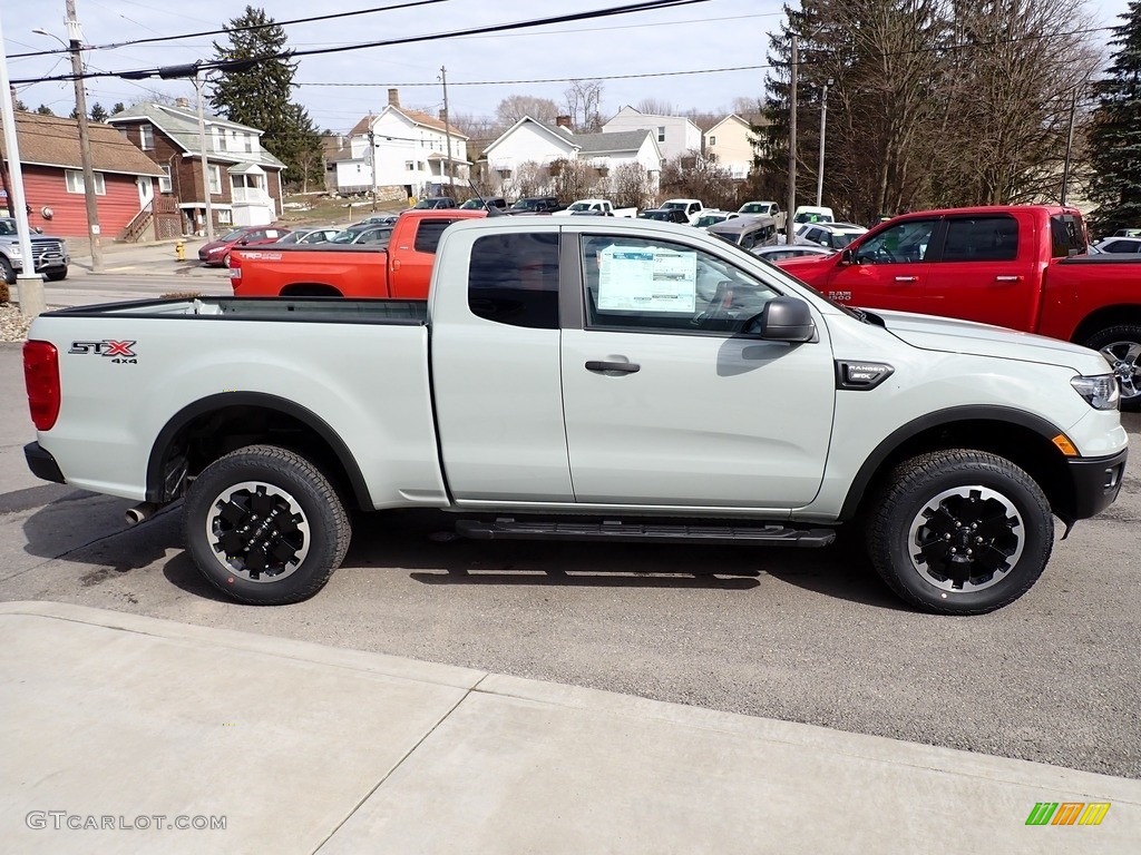 Cactus Gray Metallic 2021 Ford Ranger STX SuperCab 4x4 Exterior Photo #141185452