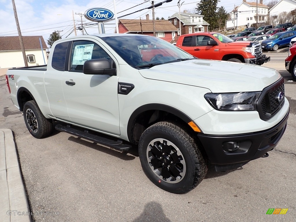 Cactus Gray Metallic 2021 Ford Ranger STX SuperCab 4x4 Exterior Photo #141185476