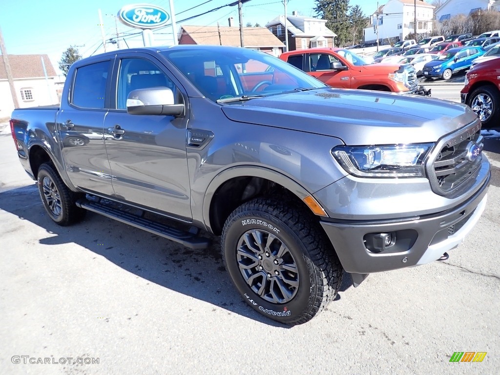 Carbonized Gray Metallic 2021 Ford Ranger Lariat SuperCrew 4x4 Exterior Photo #141186010