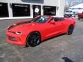 2018 Red Hot Chevrolet Camaro LT Convertible  photo #7