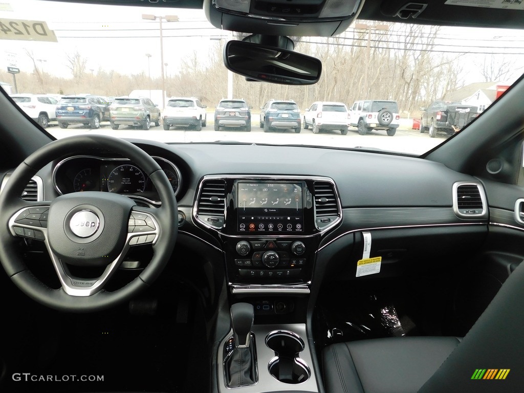 2021 Jeep Grand Cherokee Limited 4x4 Black Dashboard Photo #141186271