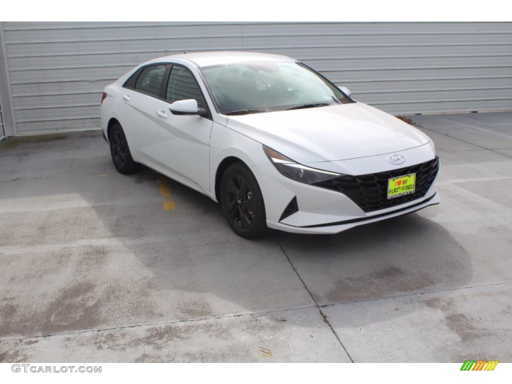 2021 Elantra SEL - Quartz White / Black photo #2