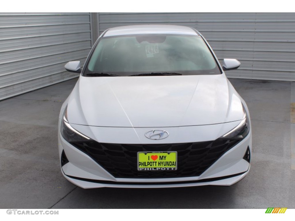 2021 Elantra SEL - Quartz White / Black photo #3