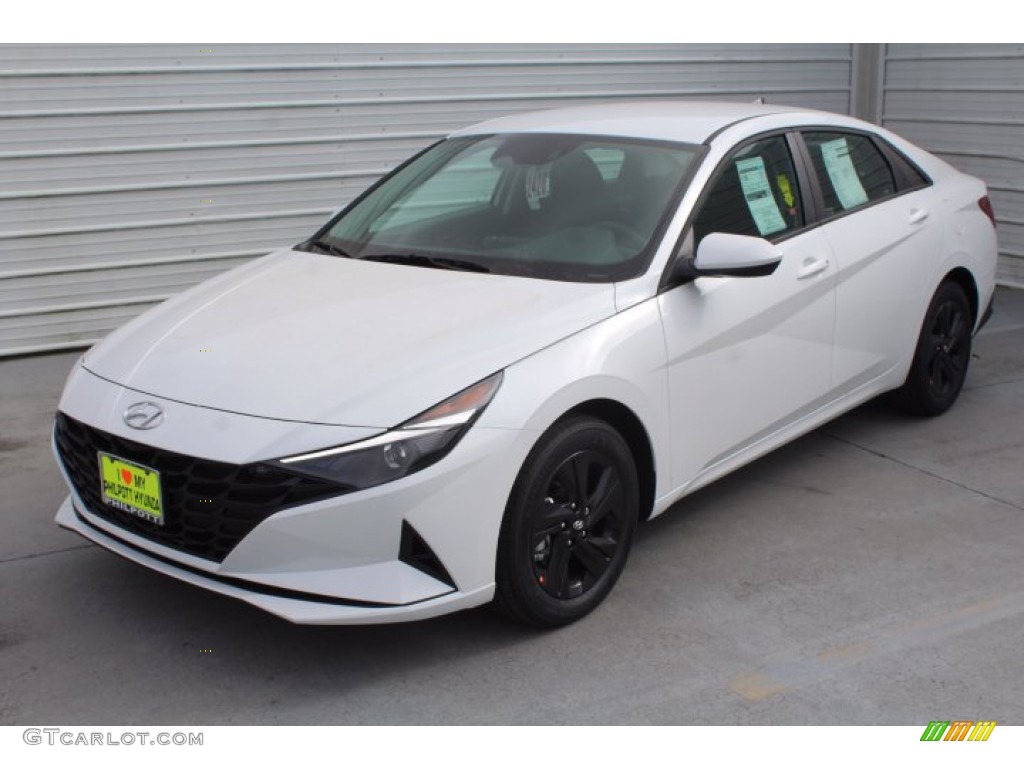 2021 Elantra SEL - Quartz White / Black photo #4