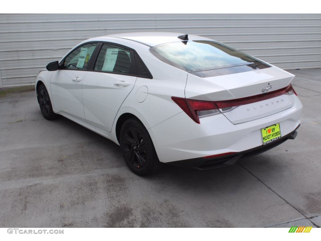 2021 Elantra SEL - Quartz White / Black photo #6