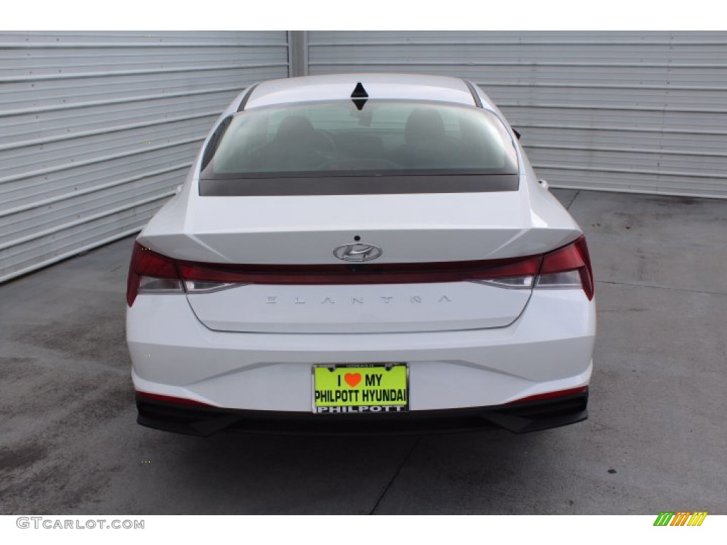 2021 Elantra SEL - Quartz White / Black photo #7