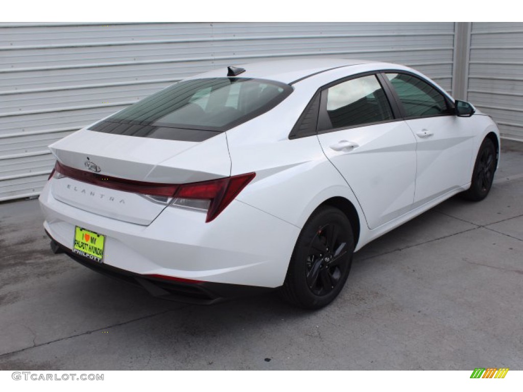2021 Elantra SEL - Quartz White / Black photo #8