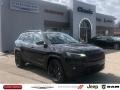 Diamond Black Crystal Pearl 2021 Jeep Cherokee Latitude Plus 4x4