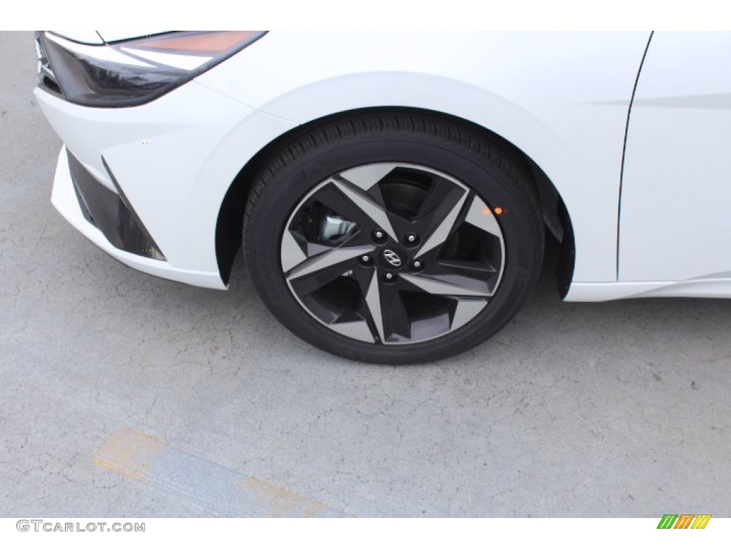 2021 Elantra Limited - Quartz White / Melange/Light Gray photo #5