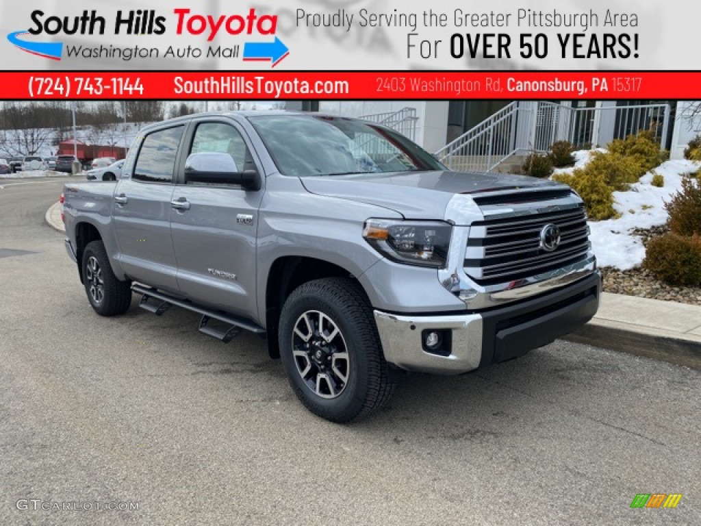 2021 Tundra Limited CrewMax 4x4 - Silver Sky Metallic / Black photo #1