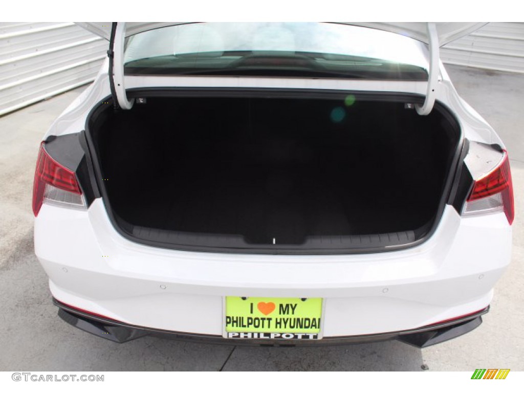 2021 Elantra Limited - Quartz White / Melange/Light Gray photo #24
