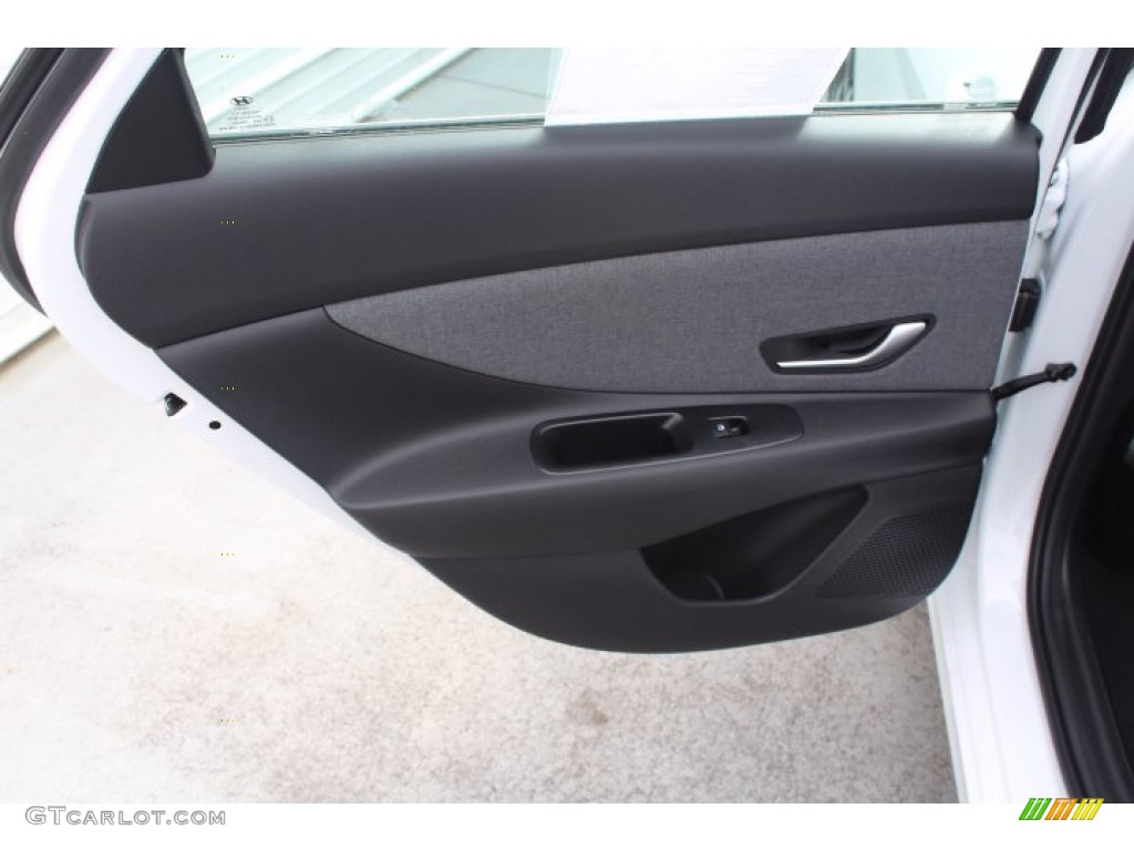 2021 Elantra Limited - Quartz White / Melange/Light Gray photo #19