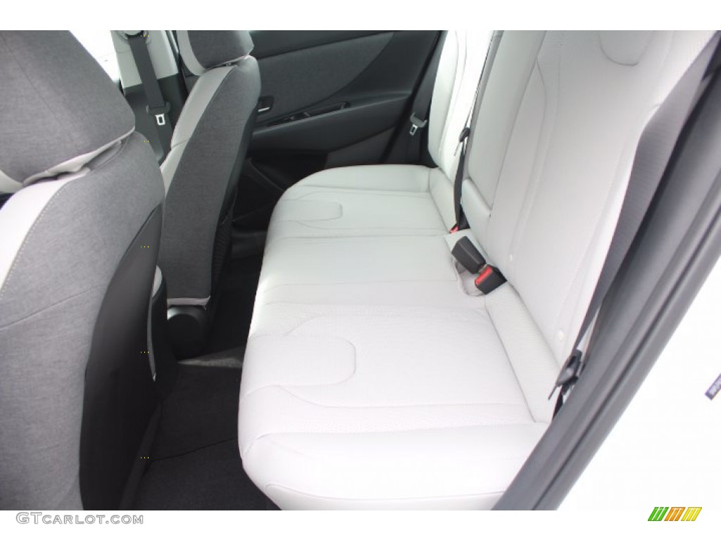 2021 Elantra Limited - Quartz White / Melange/Light Gray photo #20