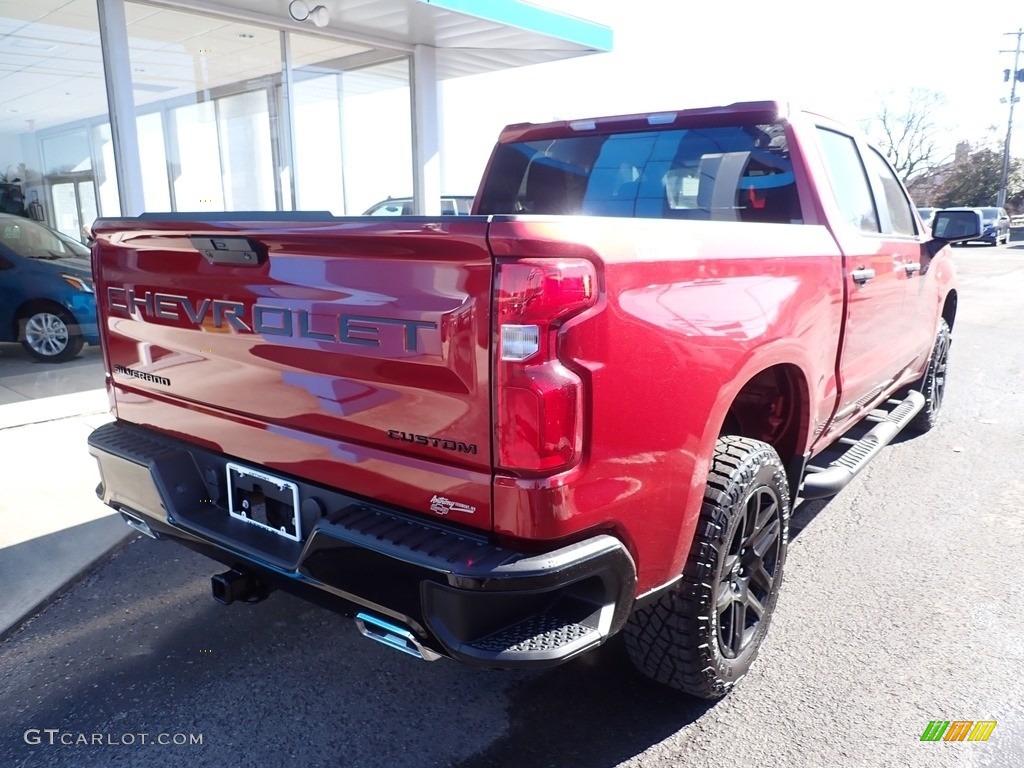 2021 Silverado 1500 Custom Trail Boss Crew Cab 4x4 - Cherry Red Tintcoat / Jet Black photo #3