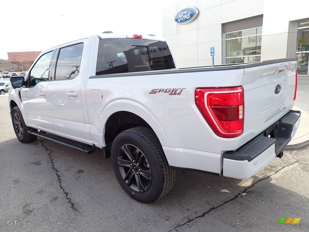 2021 F150 XLT SuperCrew 4x4 - Space White / Black photo #3