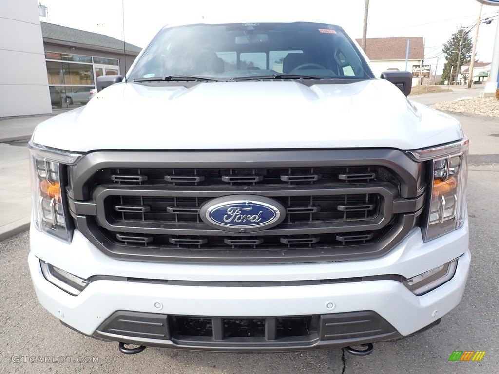 2021 F150 XLT SuperCrew 4x4 - Space White / Black photo #8