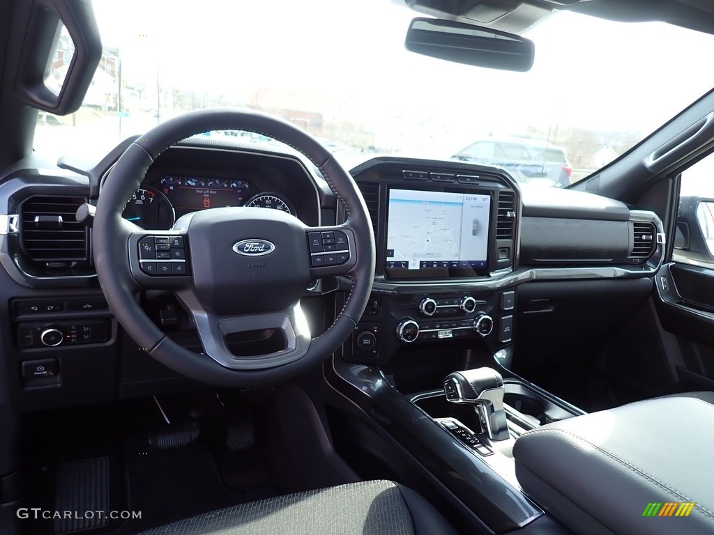 2021 F150 XLT SuperCrew 4x4 - Space White / Black photo #11