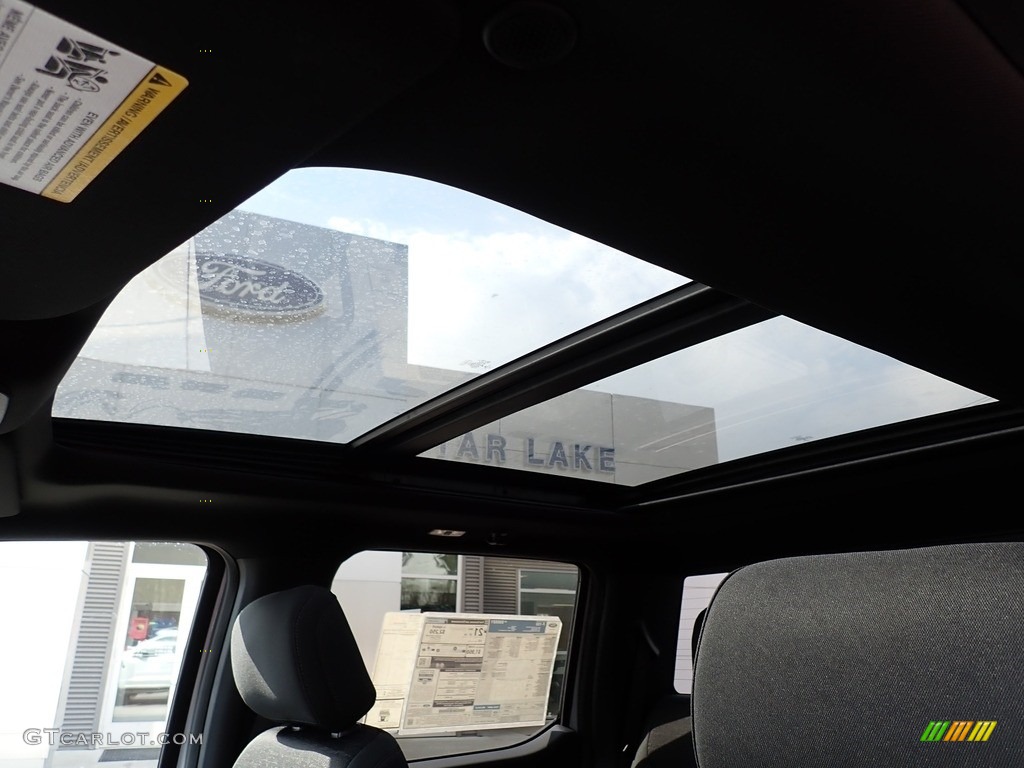 2021 F150 XLT SuperCrew 4x4 - Space White / Black photo #16