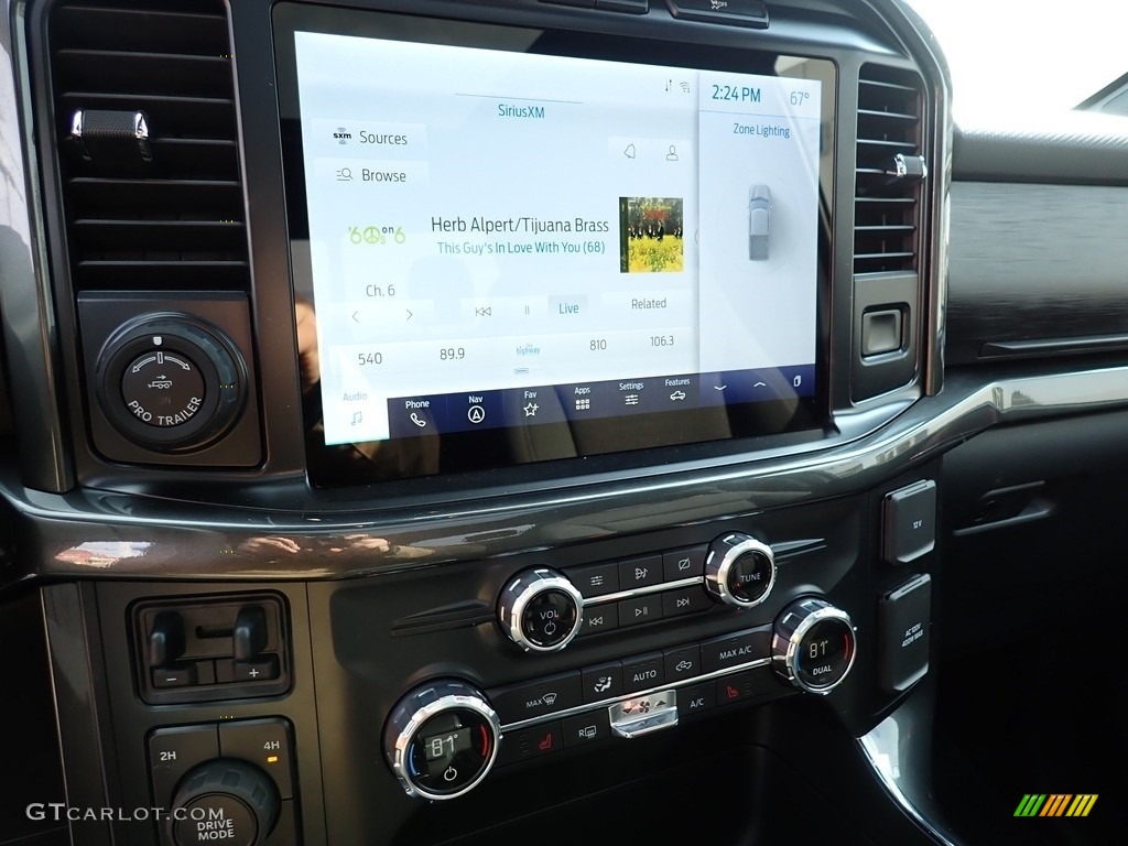 2021 F150 XLT SuperCrew 4x4 - Space White / Black photo #20