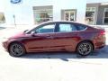 2018 Burgundy Velvet Ford Fusion SE  photo #2