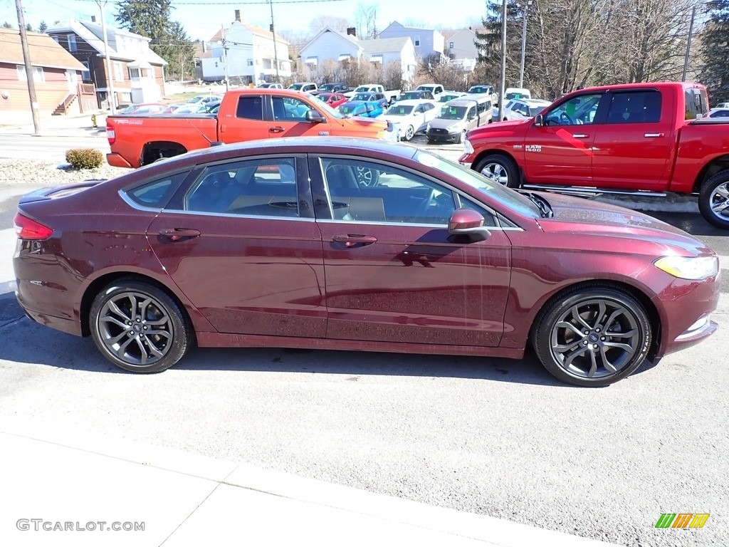 2018 Fusion SE - Burgundy Velvet / Ebony photo #7