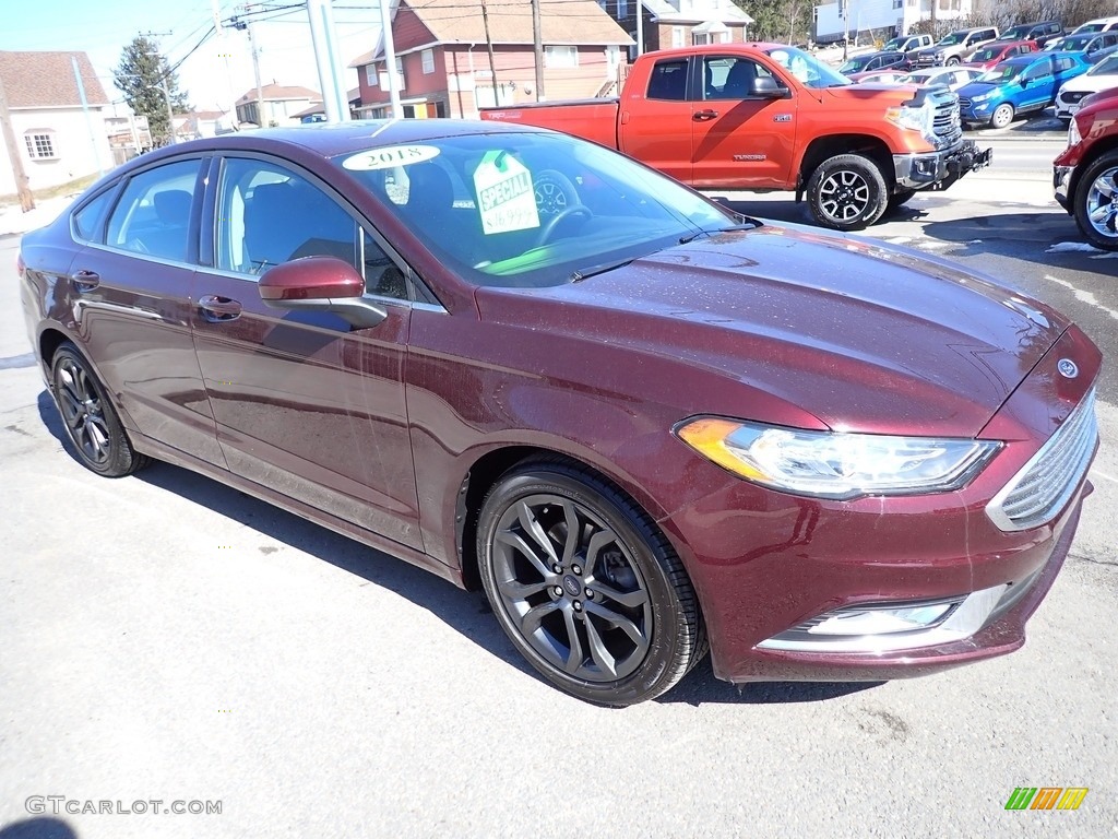 2018 Fusion SE - Burgundy Velvet / Ebony photo #8