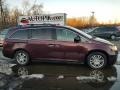 2011 Dark Cherry Pearl Honda Odyssey EX-L  photo #4