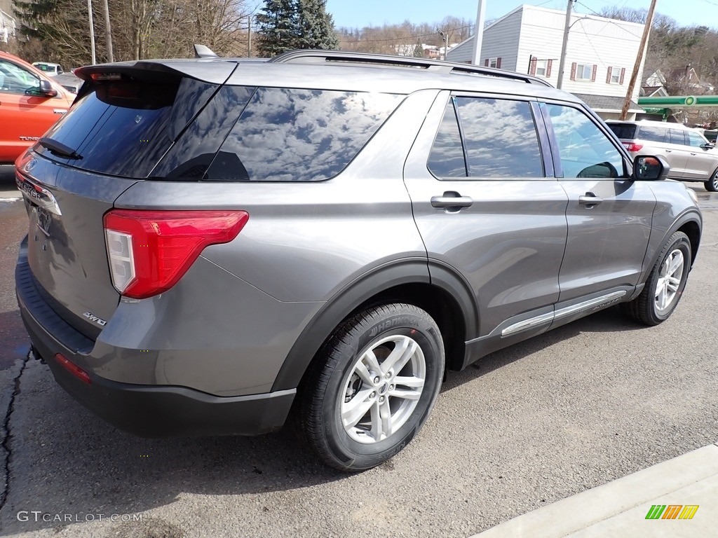 2021 Explorer XLT 4WD - Carbonized Gray Metallic / Ebony photo #6