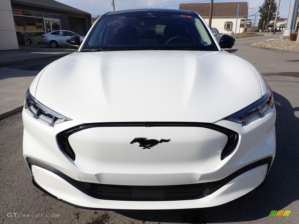 Star White Metallic Tri-Coat 2021 Ford Mustang Mach-E Premium eAWD Exterior Photo #141192319
