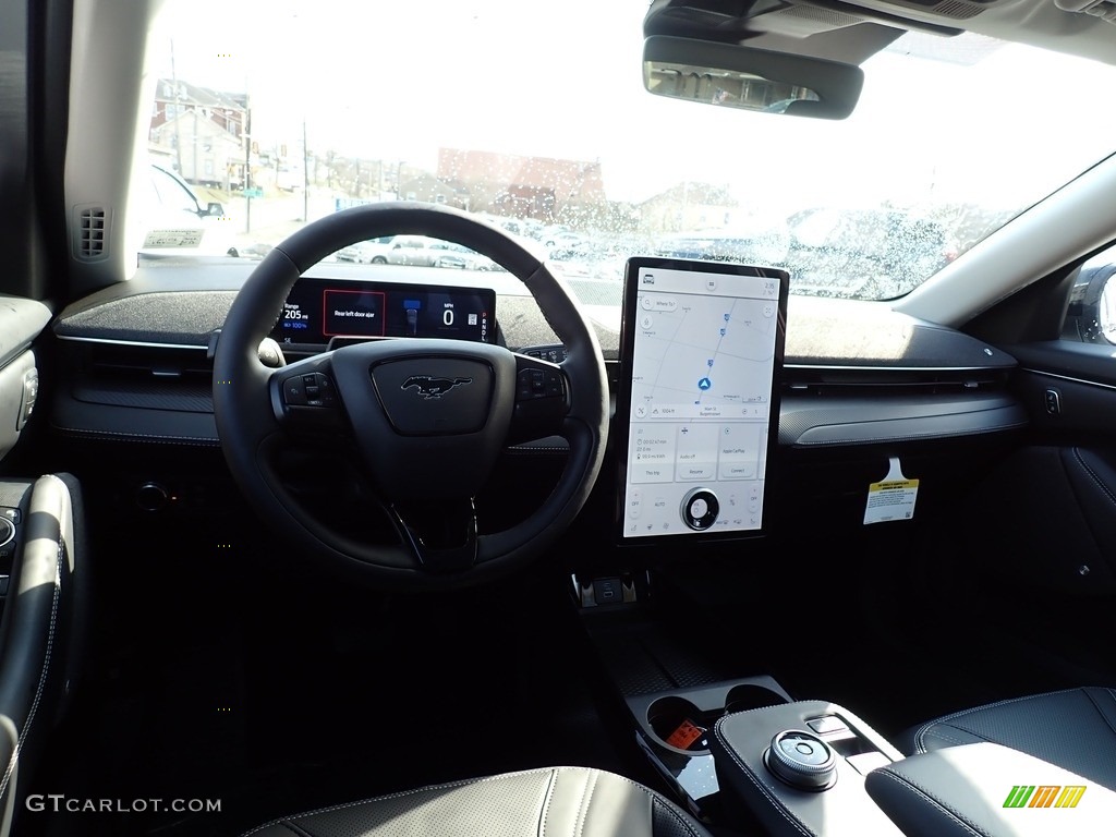 Black Onyx Interior 2021 Ford Mustang Mach-E Premium eAWD Photo #141192363