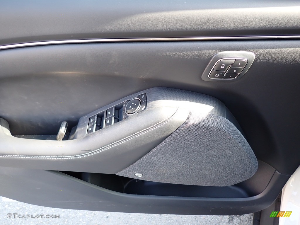 2021 Ford Mustang Mach-E Premium eAWD Black Onyx Door Panel Photo #141192385