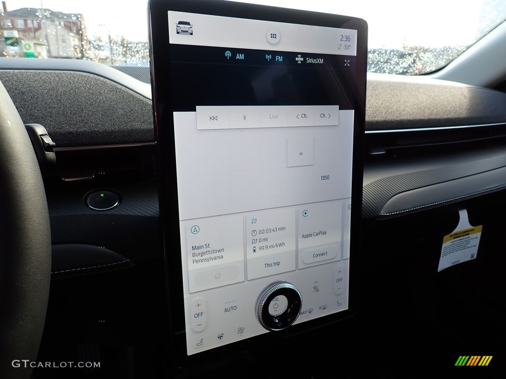 2021 Ford Mustang Mach-E Premium eAWD Controls Photo #141192482