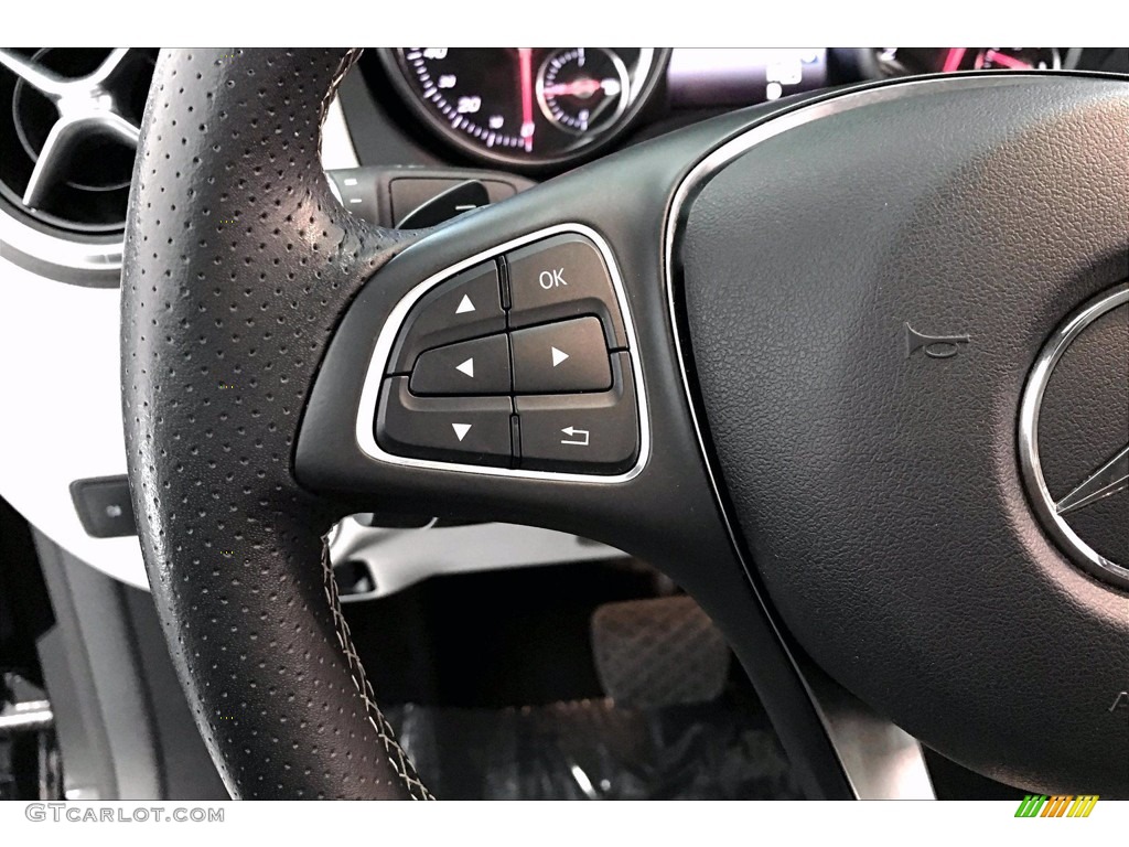 2018 Mercedes-Benz CLA 250 Coupe Crystal Grey Steering Wheel Photo #141194203