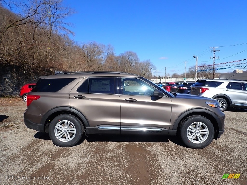 2021 Explorer XLT 4WD - Stone Gray Metallic / Ebony photo #1