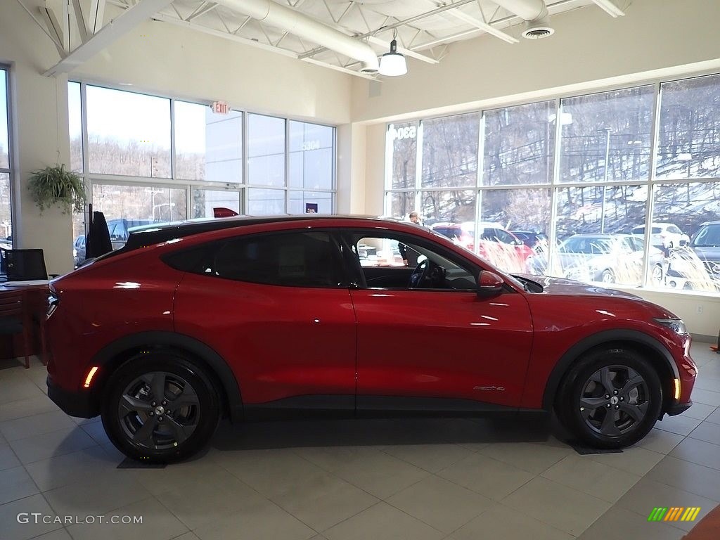 2021 Mustang Mach-E Select eAWD - Rapid Red Metallic / Black Onyx photo #2
