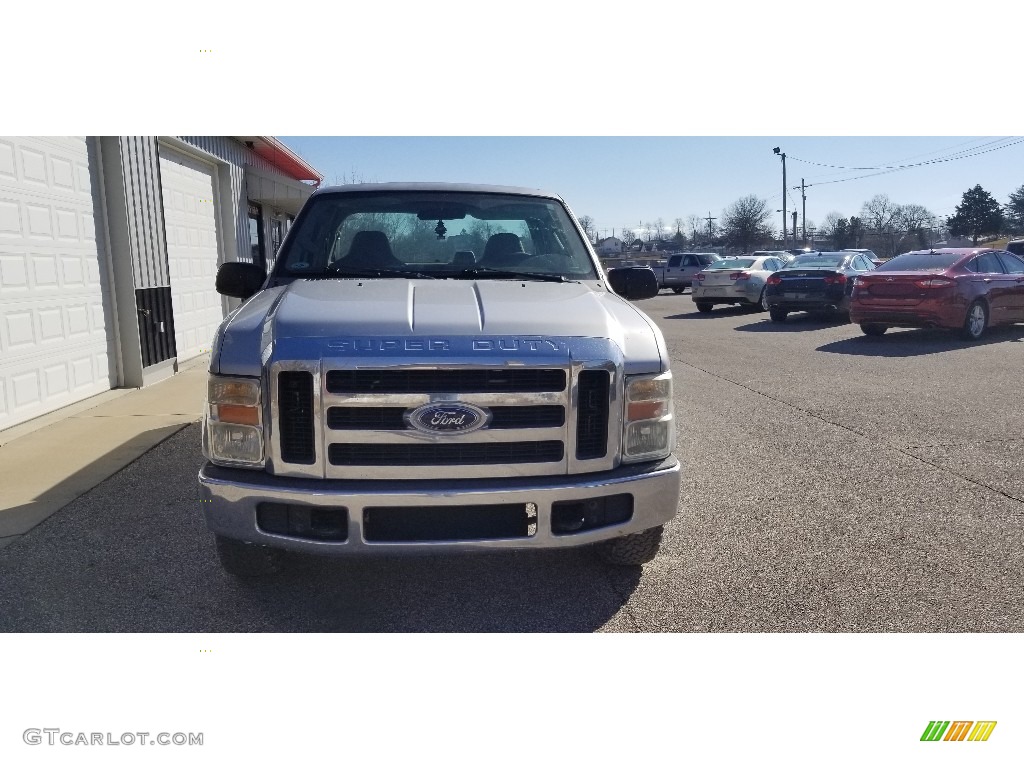 2008 F250 Super Duty XLT SuperCab - Silver Metallic / Camel photo #4