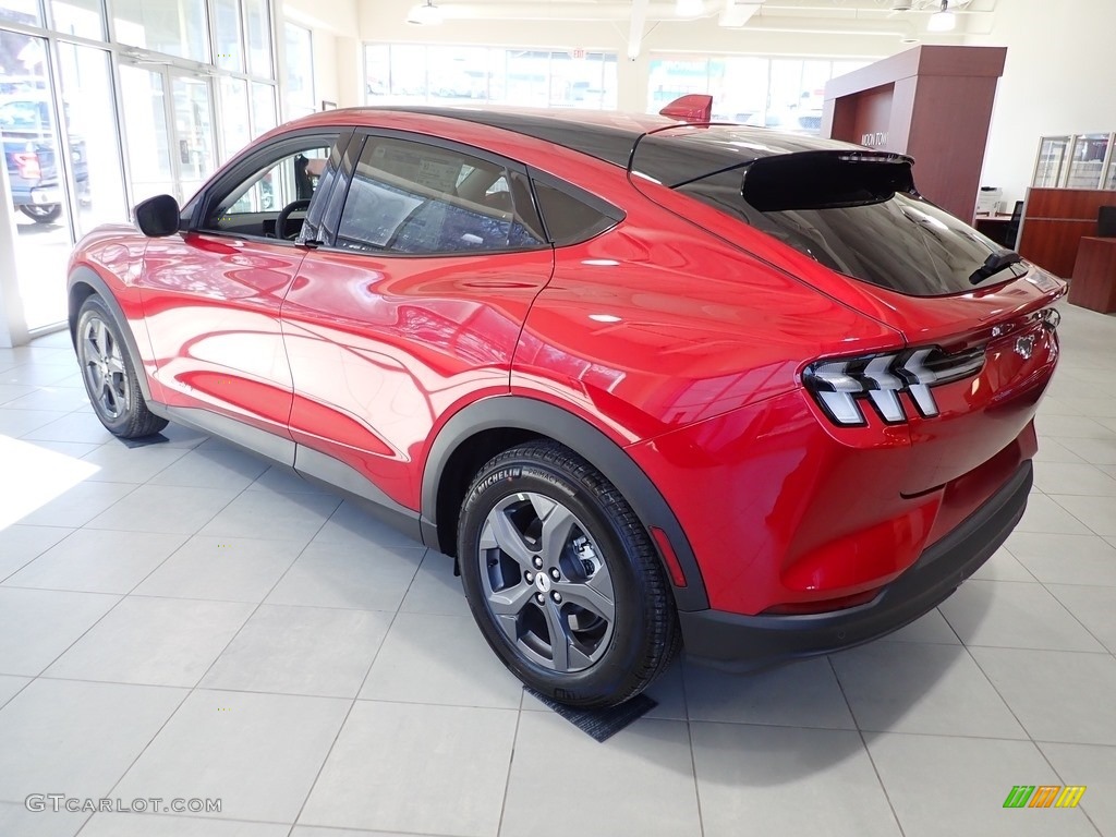 Rapid Red Metallic 2021 Ford Mustang Mach-E Select eAWD Exterior Photo #141196418