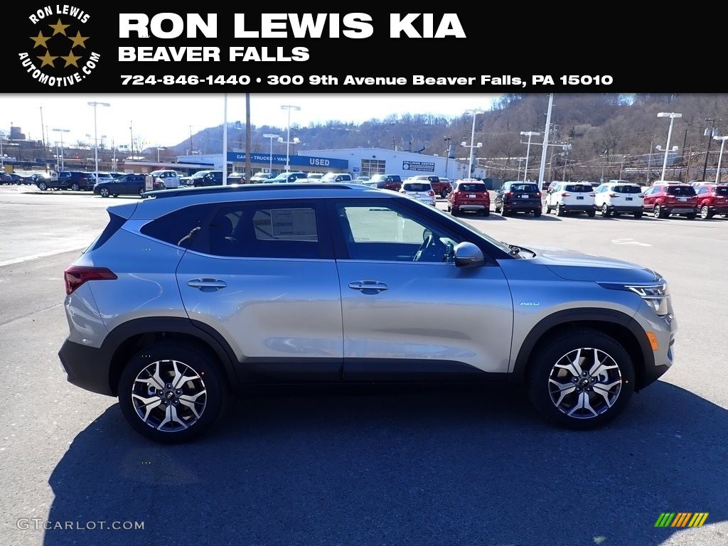 2021 Seltos EX AWD - Steel Gray / Black photo #1
