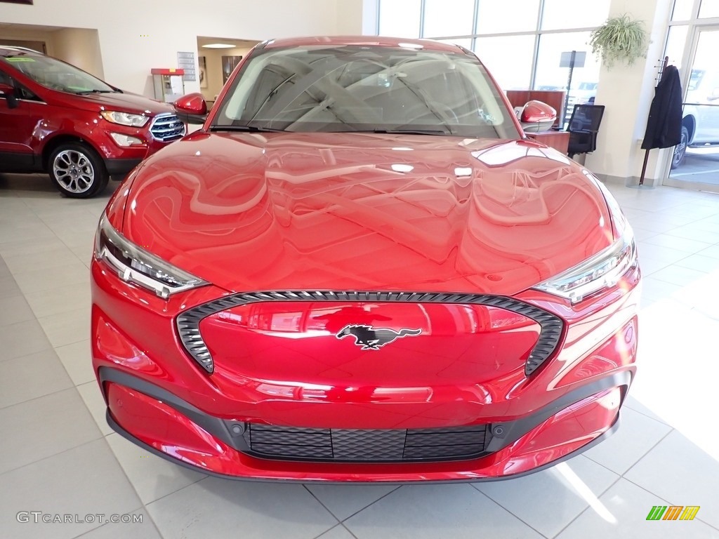 2021 Mustang Mach-E Select eAWD - Rapid Red Metallic / Black Onyx photo #7
