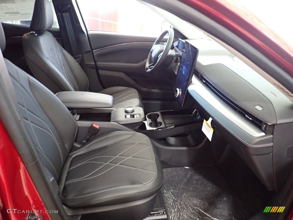 Black Onyx Interior 2021 Ford Mustang Mach-E Select eAWD Photo #141196492