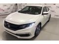 Platinum White Pearl - Civic LX Sedan Photo No. 3