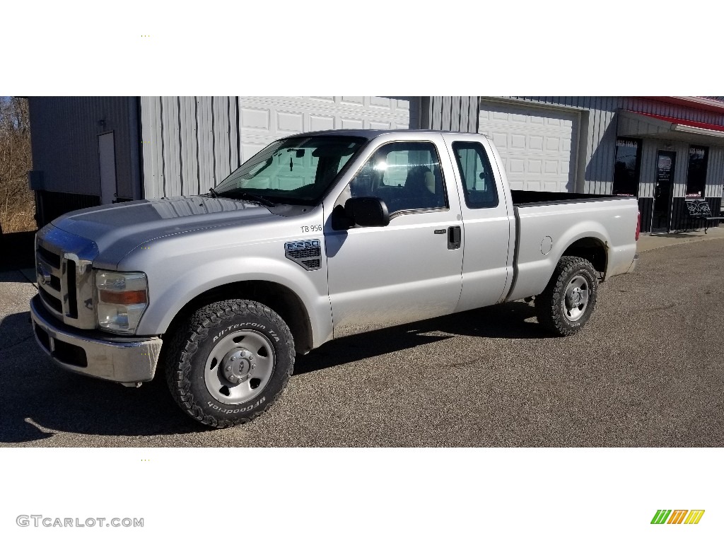 2008 F250 Super Duty XLT SuperCab - Silver Metallic / Camel photo #18