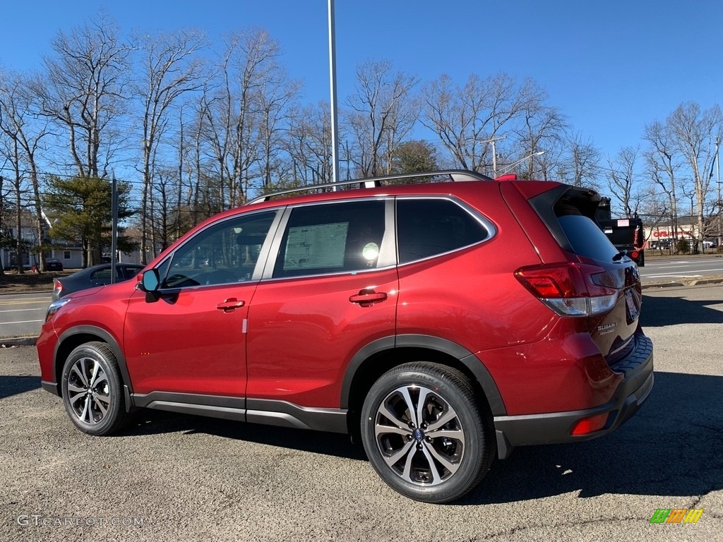 2021 Forester 2.5i Limited - Crimson Red Pearl / Gray photo #4