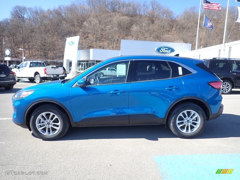 2020 Escape SE 4WD - Velocity Blue Metallic / Dark Earth Gray photo #5