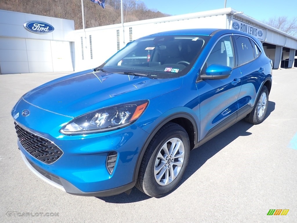 2020 Escape SE 4WD - Velocity Blue Metallic / Dark Earth Gray photo #6