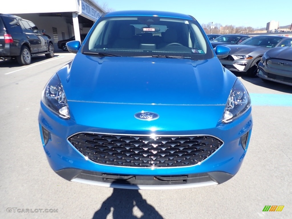 2020 Escape SE 4WD - Velocity Blue Metallic / Dark Earth Gray photo #7