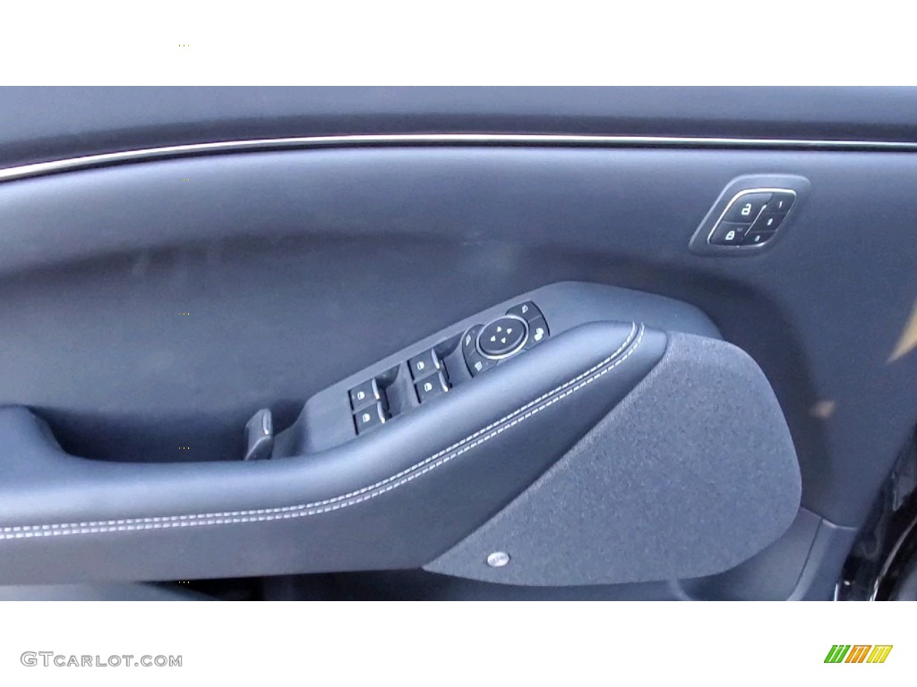 2021 Ford Mustang Mach-E Premium eAWD Black Onyx Door Panel Photo #141197069