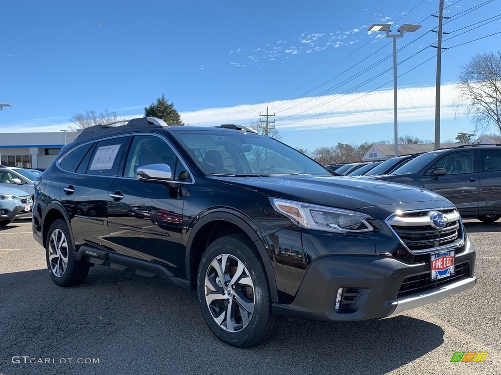 2021 Outback Touring XT - Crystal Black Silica / Java Brown photo #1