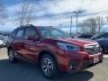 Crimson Red Pearl 2021 Subaru Forester 2.5i Premium