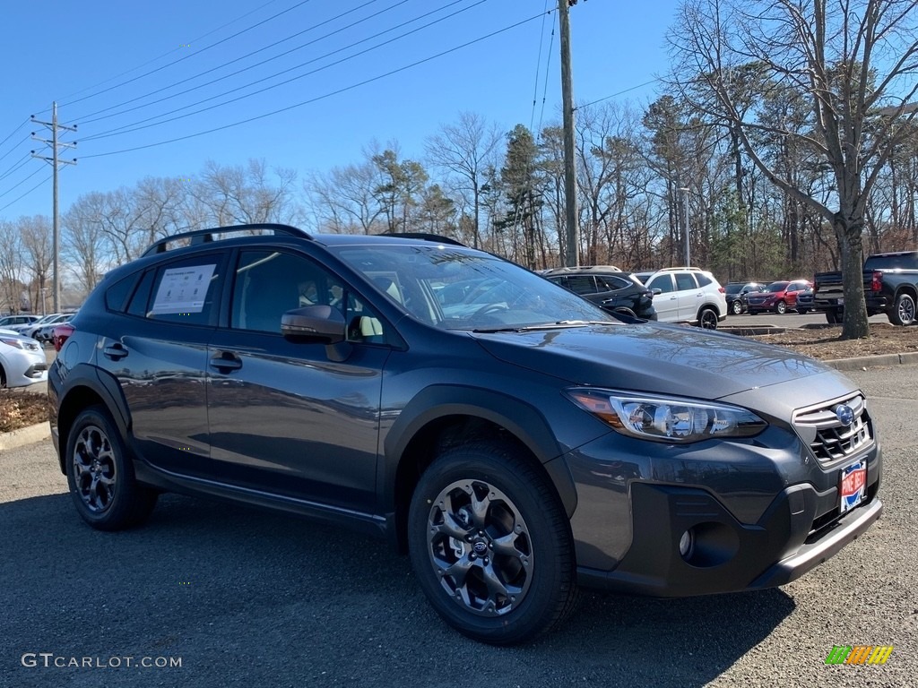 2021 Crosstrek Sport - Magnetite Gray Metallic / Gray photo #1